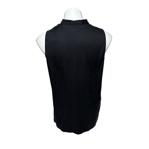 Talbots black silk sleeveless top size 12 - Picture 6 of 13